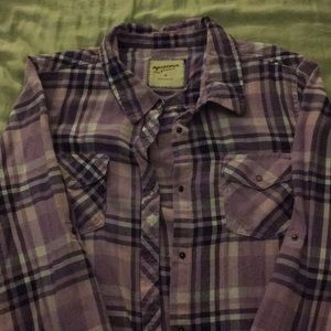 Arizona Jeans Purple Flannel